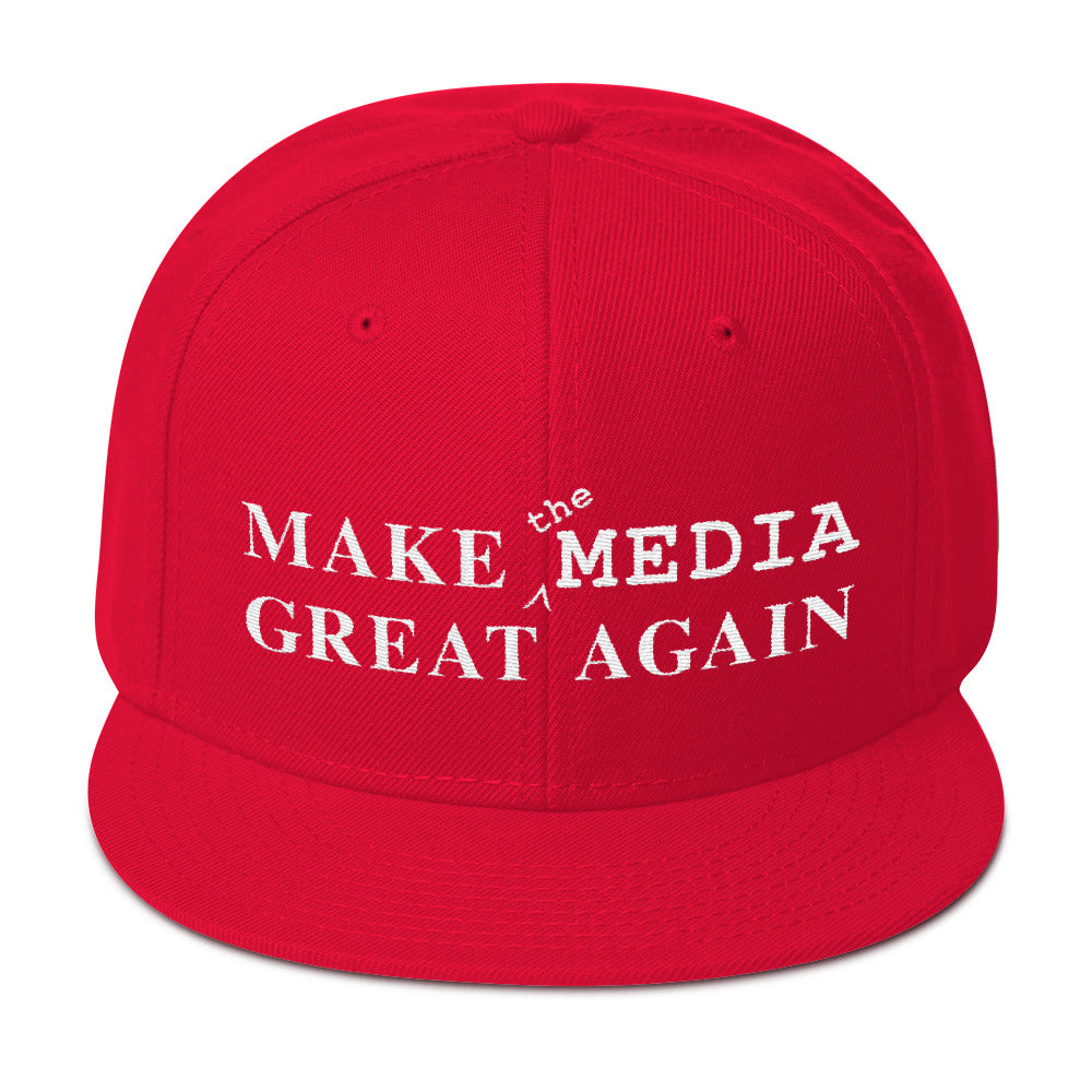 Make the Media Great Again - Wool Snapback
