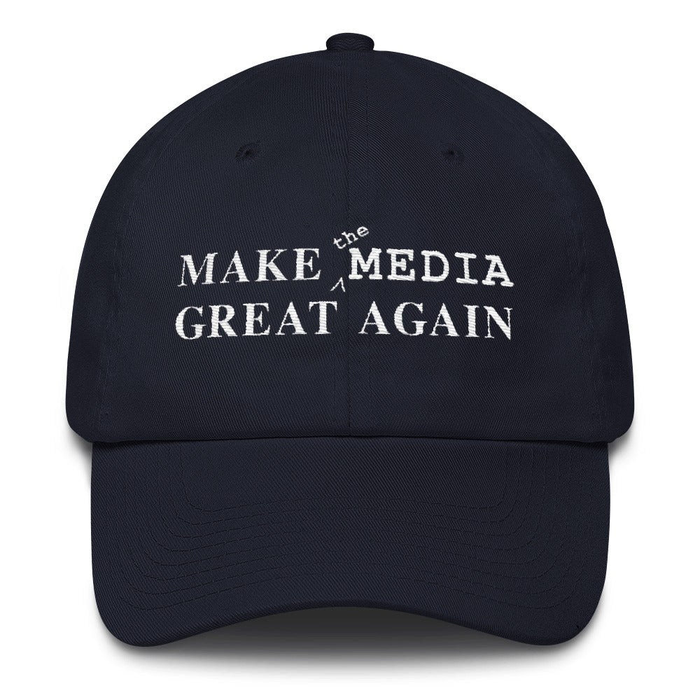 Make the Media Great Again - Patriot 3 (Navy)